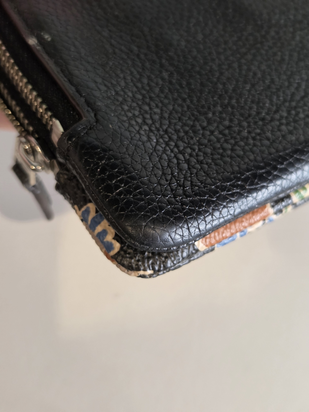 Coach Black Floral Wristlet Clutch - Picture 11 of 12